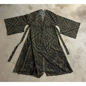 Tasha Polizzi Collection Open Kimono Duster Cover Up EUC Sz XL